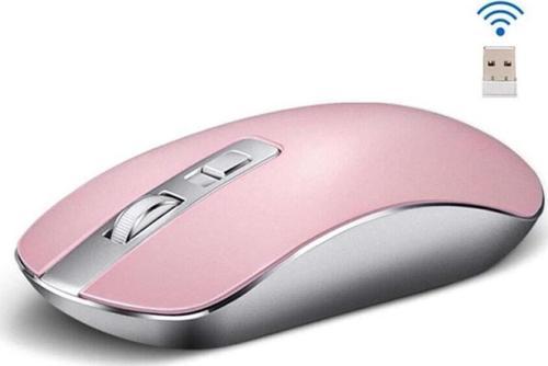 S4000 Wireless Kablosuz Mouse Pembe-Gri