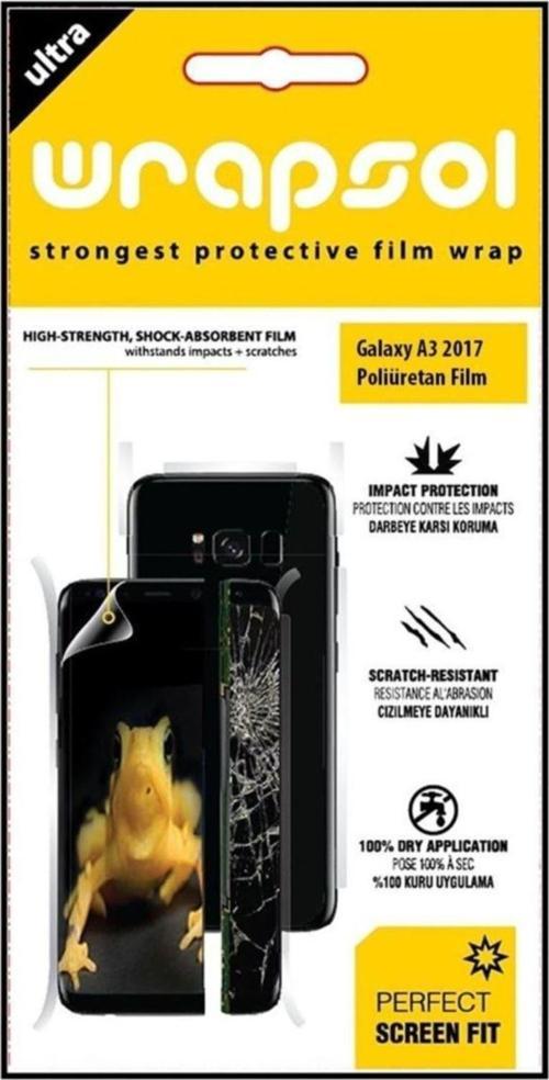 Galaxy A3 2017 Poliuretan Koruyucu Film Arka Ön Yan