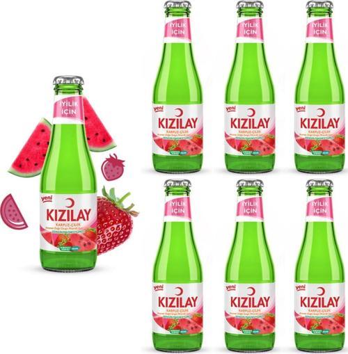MADEN SUYU DOĞAL KARPUZ ÇİLEK AROMALI 200 ML X 6 ADET