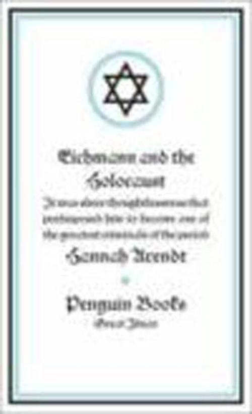 Great Ideas 40:Eichmann and the Holocaust PB