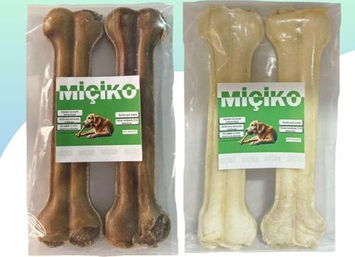 22Cm Beyaz ve Naturel Press Ödül Çiğneme Kemiği 2 x 2Li Paket (4 Adet)