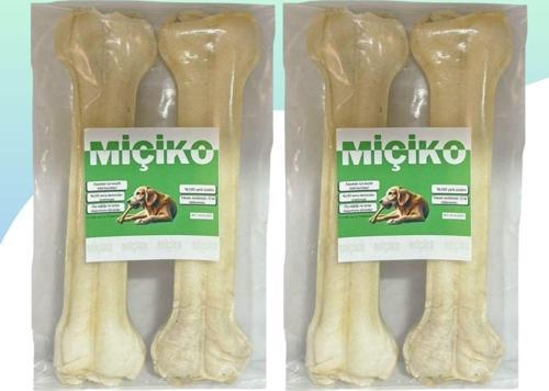 22Cm Sütlü Press Ödül Çiğneme Kemiği 2 x 2Li Paket (4 Adet)