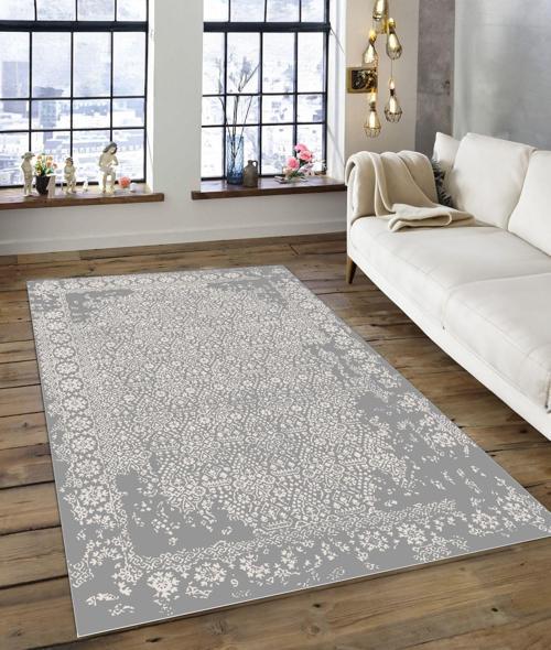 Dijidekor Işıltı Koleksiyonu Model136 Süngerli Dijital Baskılı Saçaksız Mutfak Halısı Yolluk