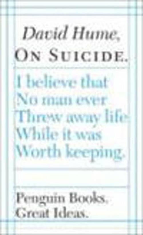 Great Ideas 34:On Suicide PB