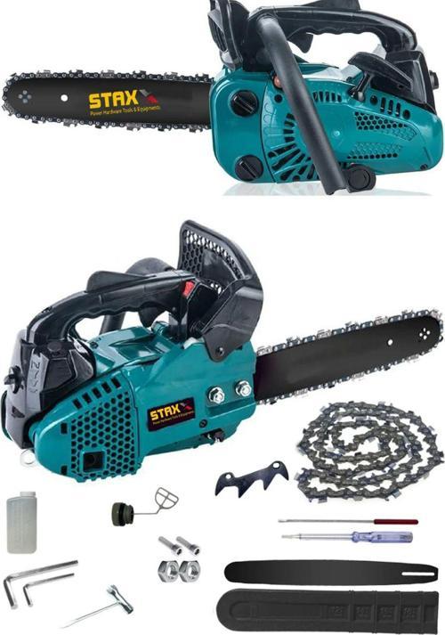 Blue Turbo Mini 33Cc Benzinli Testere 30Cm 2000W Benzinli Dal Ağaç Budama Kesme Bıçkı Testeresi