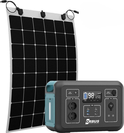 1200W ORBUS Taşınabilir ve 110W Esnek Panel