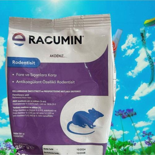 Envu Racumin Zehirli Buğday Fare Zehiri Sıçan Zehiri Fare Yemi Buğday 250 Gr