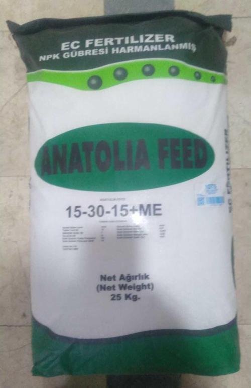 Anatolia Feed 15 30 15 Me Npk Gübre 25 Kg