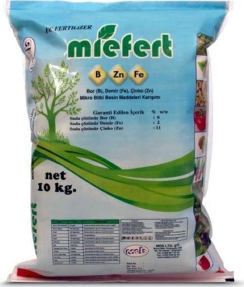 Miefert (Bor-Demir-Çinko) Gübresi-10 Kg