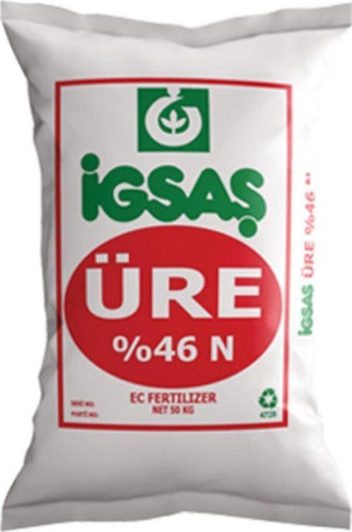 %46 N Üre - Üst Gübre 10Kg Tartılıp Başka Ambalajda Gönderilecektir