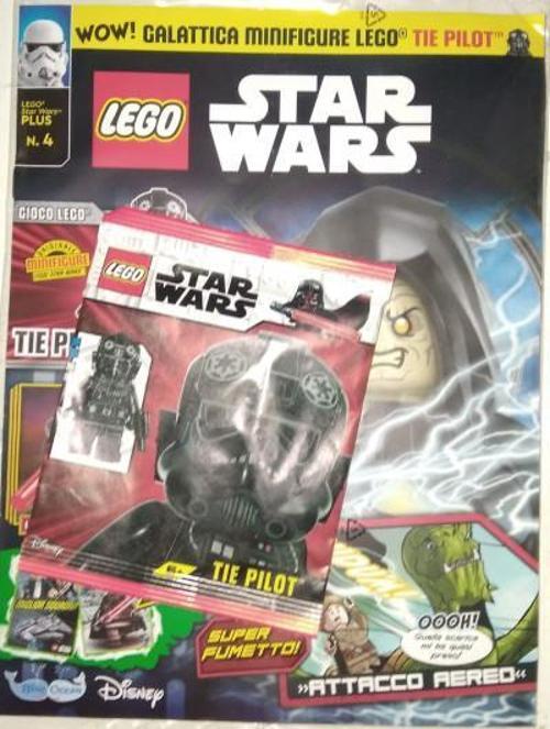Star Wars Dergi- Tie Pilot Minifigure - İtalyanca