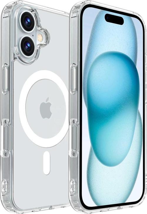 iPhone 16 Uyumlu Köşe Korumalı Darbe Emici Sert Sararmaz Şeffaf Magsafe Kılıf