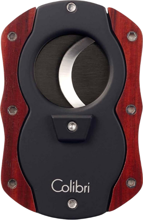 Wood S-Cut Kırmızı - Siyah Puro Makası Kesici