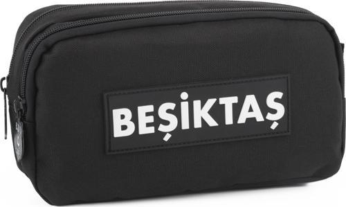 Kalem Çantası Siyah Beyaz Garni 2 Bölmeli Kalemlik