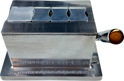 Gümüş Masa Tipi 4 Fonksiyonlu Metal Puro Makası Kesici