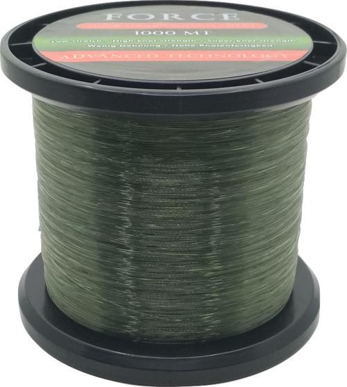 Force 1000 Metre Sazan Yayın Turna Alabalık Misinası Yeşil