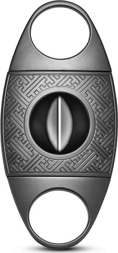 PQ Gunmetal Metal İşlemeli Puro Makası Kesici