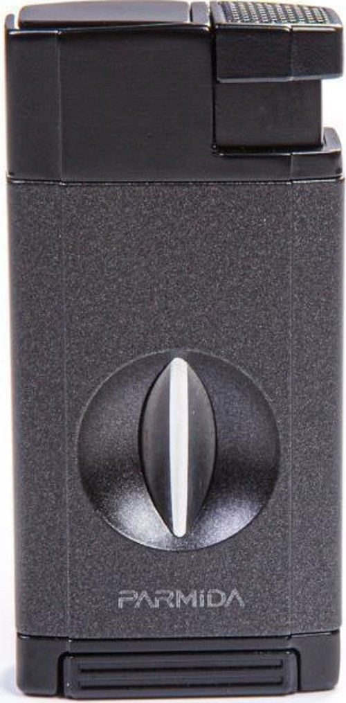 Çift Torch Pürmüz Gunmetal-Siyah V-Cut Puro Çakmağı