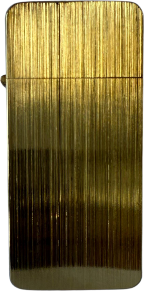 PremiumQuality Fırçalı Gold Metal Benzinli Çakmak