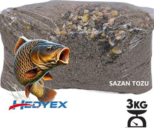 3Kg Sazan Tozu Yüksek Proteinli Özel Katkılı Sazan Alabalık Avı Toz Yem