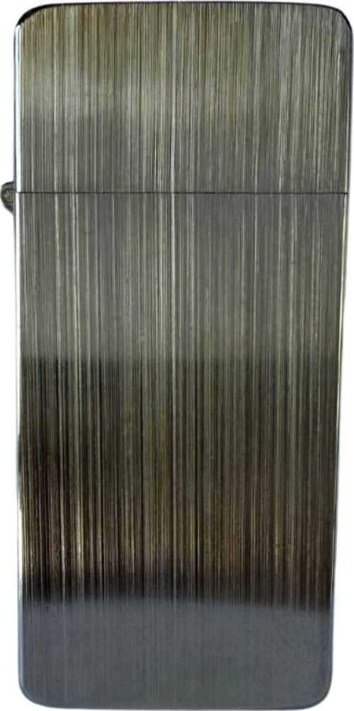 PremiumQuality Fırçalı Gümüş Metal Benzinli Çakmak