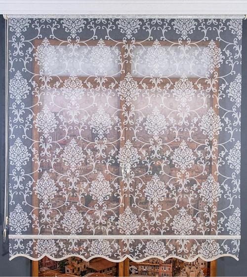 Çift Mekanizmalı Simli Tül Stor Perde