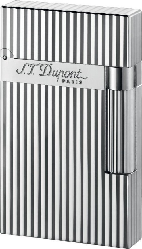 S.T. Dupont Briquet Lignes Verticales Argent Puro Çakmağı 16817