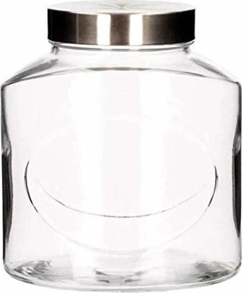 Elips Metal Kapaklı Cam Kavanoz 1000 Ml
