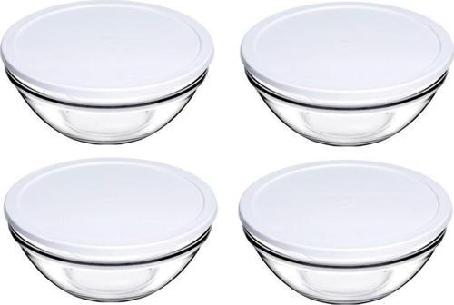 Saklama Kabı Plastik Kapaklı 1700 Cc 4 Adet