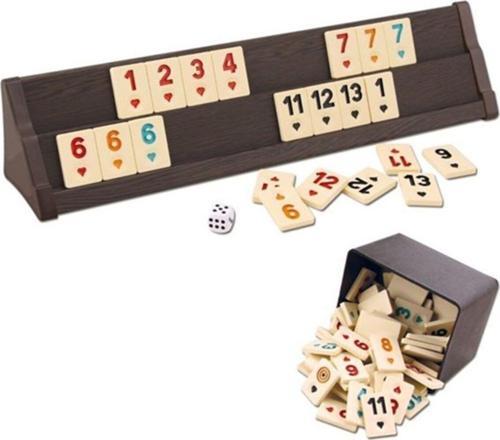 VİP AHŞAP OKEY TAKIMI koyu renk