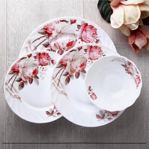Opal Servis Tabak Rose Desen 25.3 cm 6 Adet