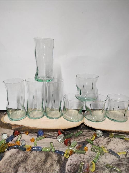 8 Parça Aware Collection Su-Meşrubat Bardağı.%100 Geri Dönüşümlü Bardak