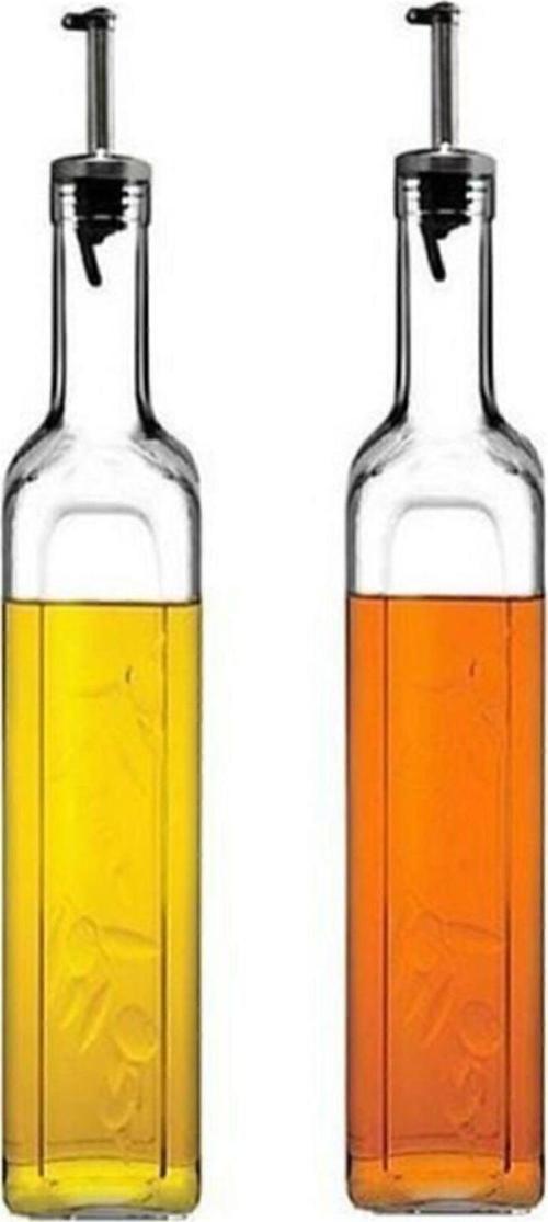 80229 Cam Yağlık 2 Li 500Ml 500Ml Metal Kapak