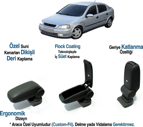 OPEL Astra G ARACA ÖZEL KOL DAYAMA KOLÇAK VİDASIZ 1998 1999 2000 2001 2002 2003 2004