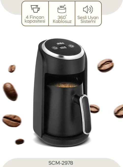 SCM-2978 Türk Kahve Makinesi Krom