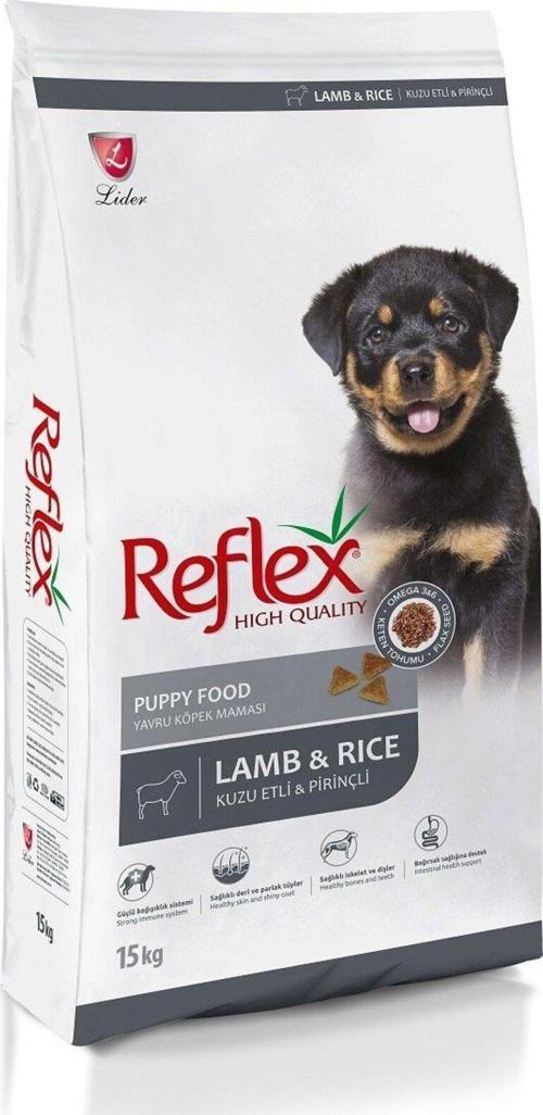 Kuzu Etli ve Pirinçli Yavru Köpek Maması 15 KG