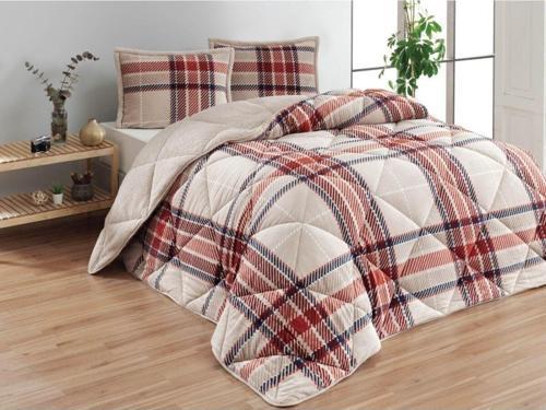 Çift Kişilik Yorgan Set Anna Mavi