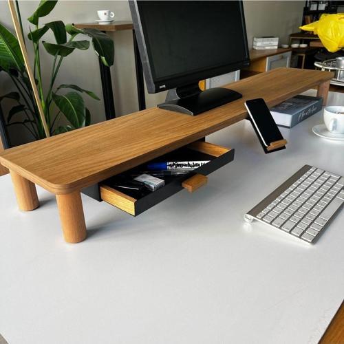 Monitör Yükseltici - Ekran Yükseltici – Ahşap Monitör Standı – Desk Shelf