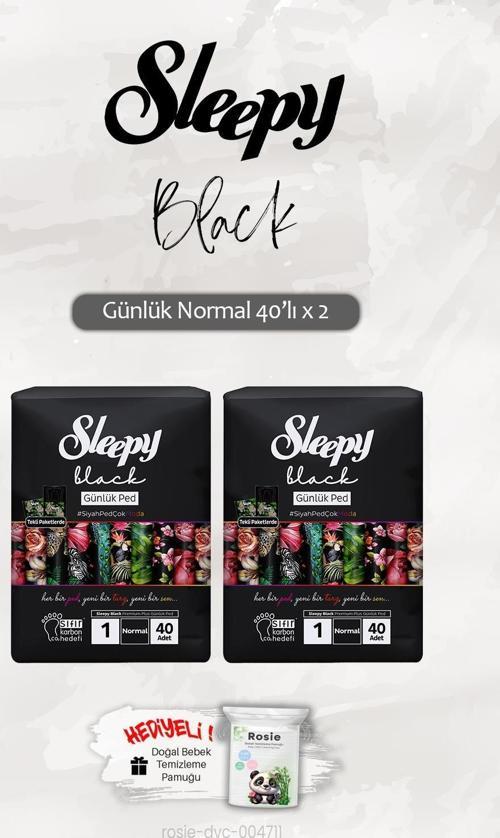 Black Günlük Ped 40 'lı Normal x 2 ve ROSIE