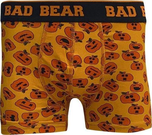 Pumpkin Hardal Balkabağı Desenli Erkek Boxer