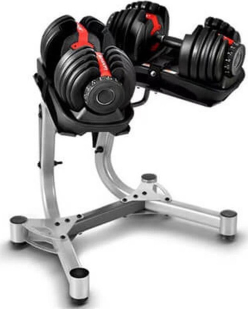 Ayarlanabilir Dambıl Seti 24 KgX2 Adet + Stand