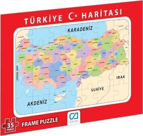 Türkiye Haritası Frame Puzzle-35