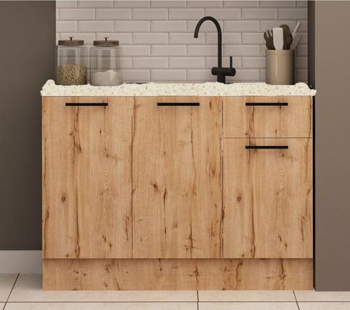 120 Cm Tezgahlı Şila Mini Mutfak Alt Dolabı