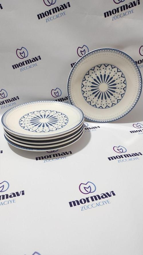 PORSELEN DİJİTAL 6 ADET 25 CM SERVİS TABAK