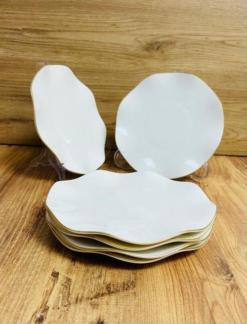6 Parça Nesrin Gold File Pasta Takımı