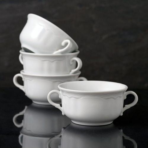 PORSELEN VENEDİK 4 PARÇA 12 CM KULPLU ÇORBA KASESİ