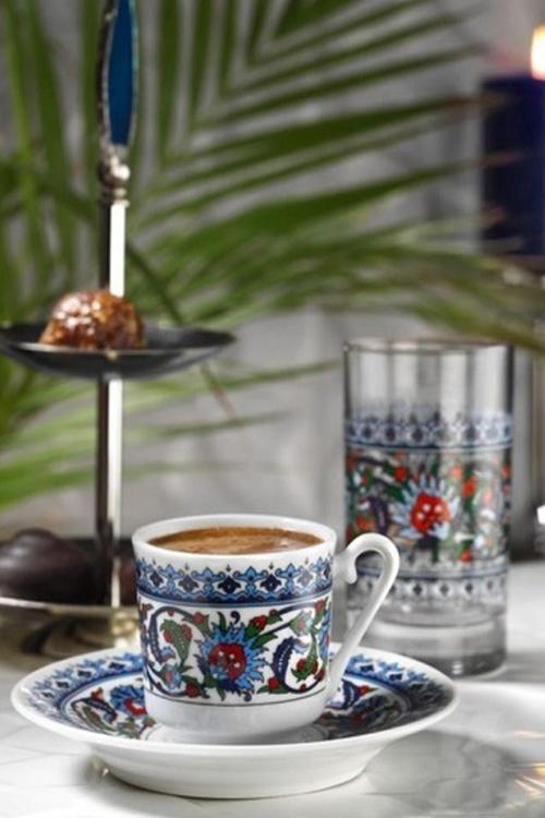 Topkapı 6 Kişilik Kahve Fincan Takımı