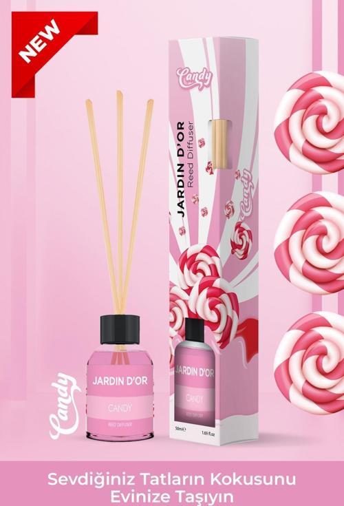 Candy Reed Diffuser 50 ml / Şeker Çubuklu Oda Kokusu