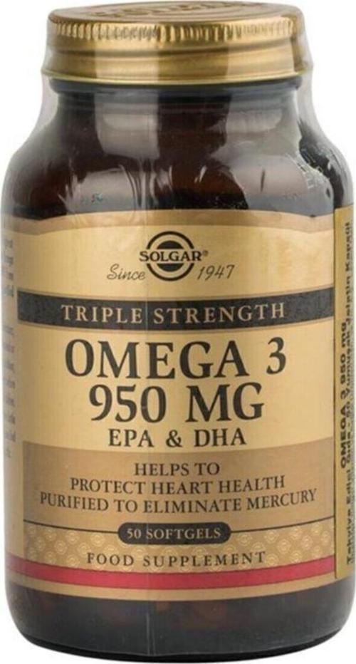 Omega 3 950 Mg 50 Yumuşak Jelatinli Kapsül