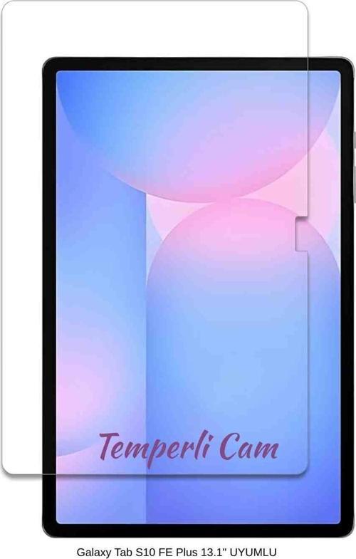 Galaxy Tab S10 FE Plus 13.1" Uyumlu Fuchsia Temperli Cam Tablet Ekran Koruyucu
